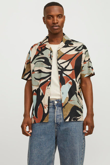 Hemd (korte mouwen) Zwart - ORIGINALS BY JACK & JONES
