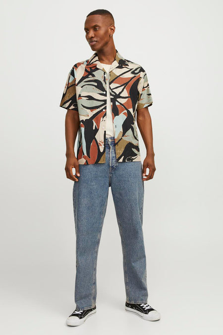 Hemd (korte mouwen) Zwart - ORIGINALS BY JACK & JONES