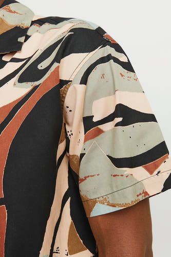 Hemd (korte mouwen) Zwart - ORIGINALS BY JACK & JONES