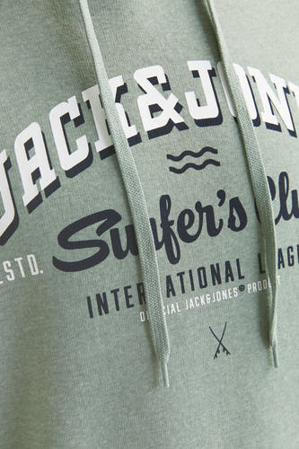 Sweater met kap Groen - ORIGINALS BY JACK & JONES