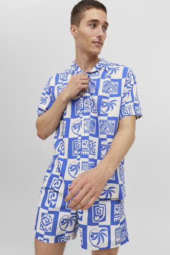 Hemd (korte mouwen) Blauw - ORIGINALS BY JACK & JONES