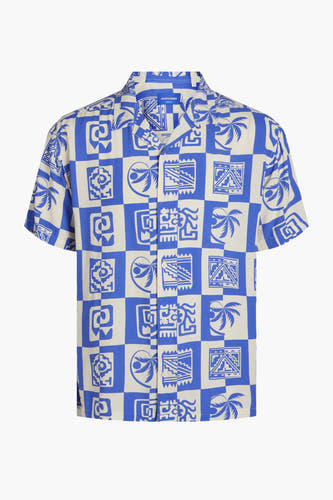Hemd (korte mouwen) Blauw - ORIGINALS BY JACK & JONES