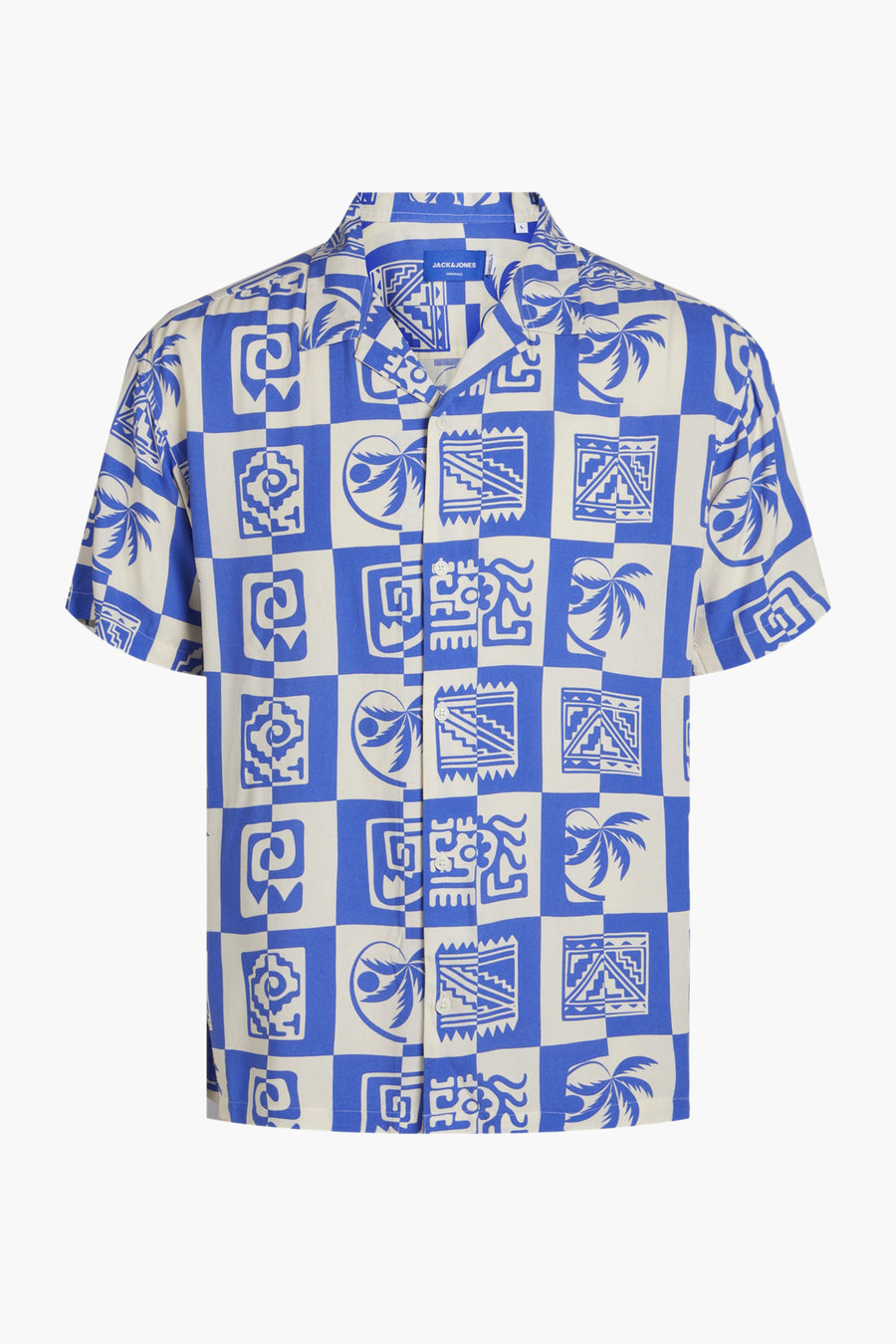 Hemd (korte mouwen) Blauw - ORIGINALS BY JACK & JONES