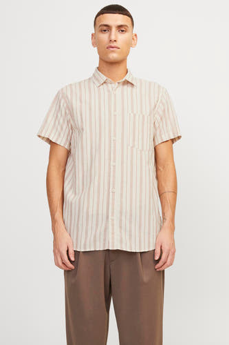 Hemd (korte mouwen) Beige - ORIGINALS BY JACK & JONES