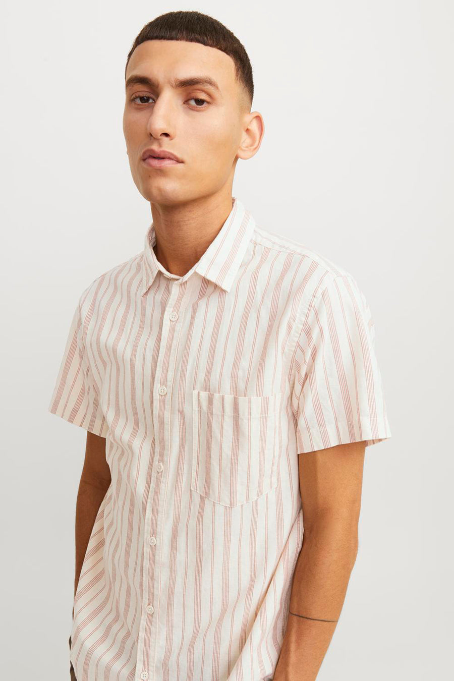 Hemd (korte mouwen) Beige - ORIGINALS BY JACK & JONES