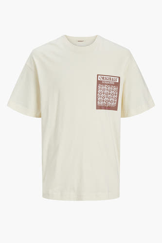 T-shirt (korte mouwen) Geel - ORIGINALS BY JACK & JONES