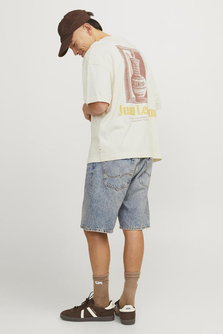 T-shirt (korte mouwen) Ecru - ORIGINALS BY JACK & JONES