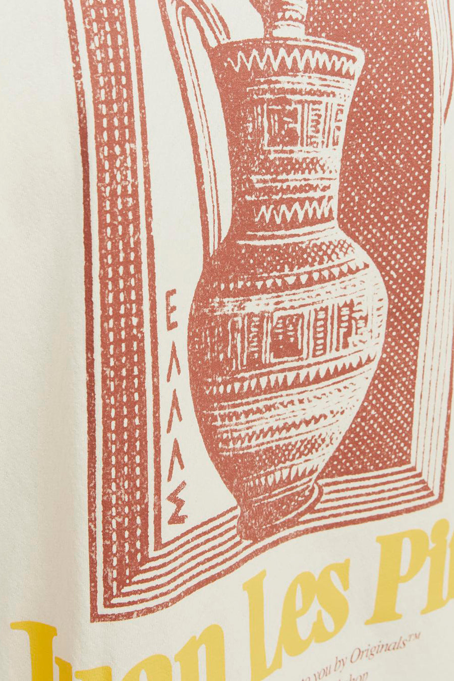 T-shirt (korte mouwen) Ecru - ORIGINALS BY JACK & JONES