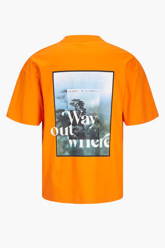 T-shirt (korte mouwen) Oranje - CORE BY JACK & JONES