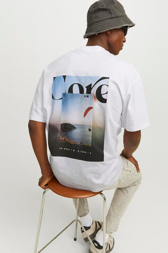 T-shirt (korte mouwen) Wit - CORE BY JACK & JONES