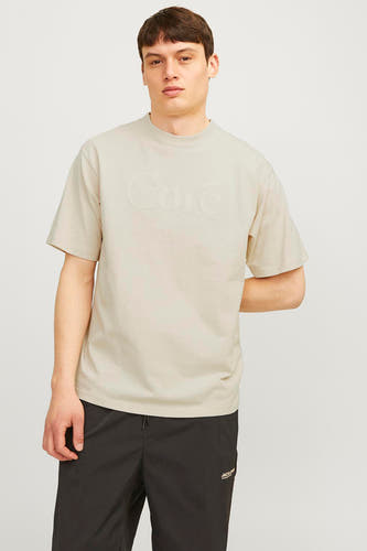 T-shirt (korte mouwen) Ecru - CORE BY JACK & JONES
