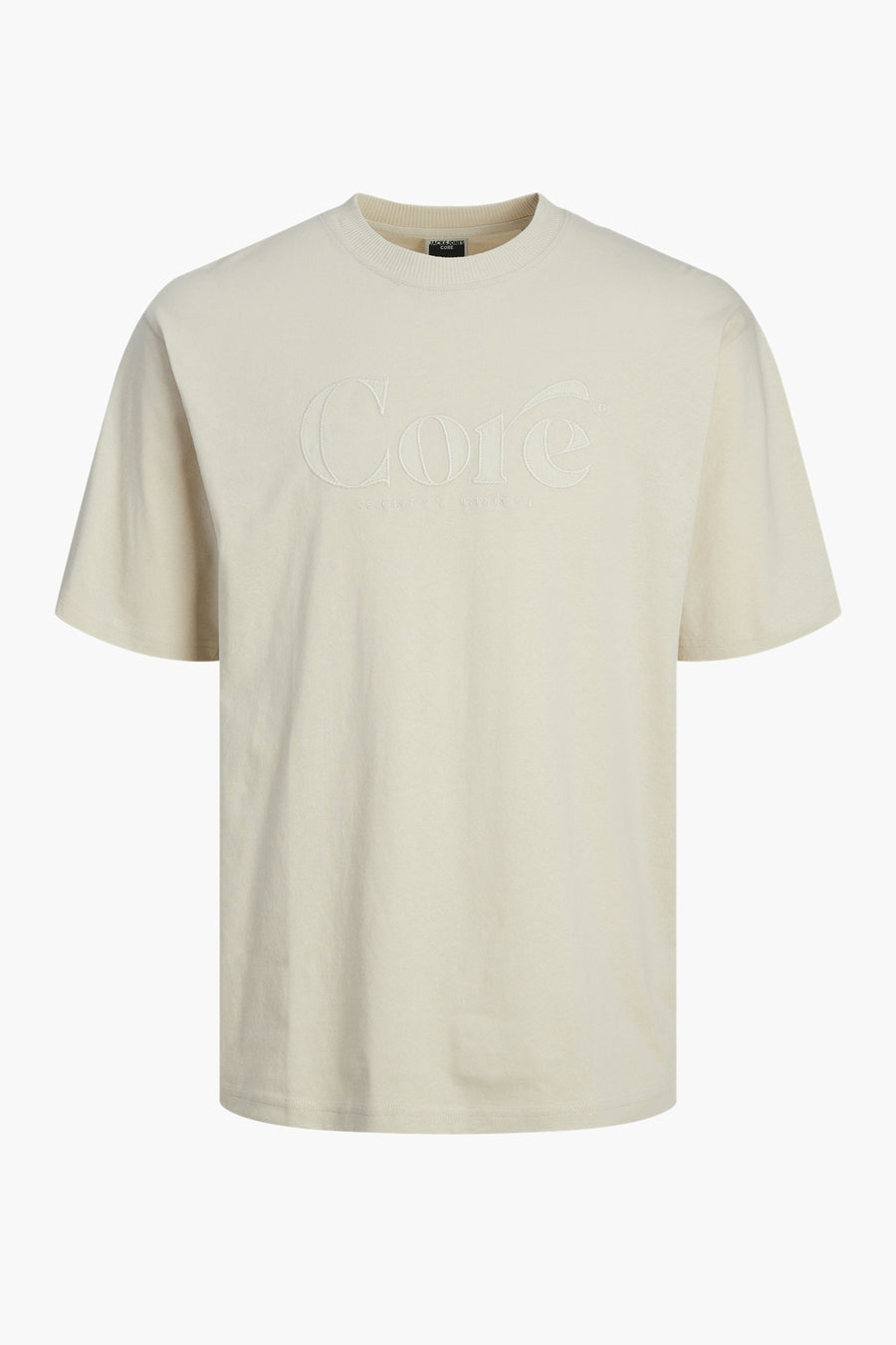 T-shirt (korte mouwen) Ecru - CORE BY JACK & JONES