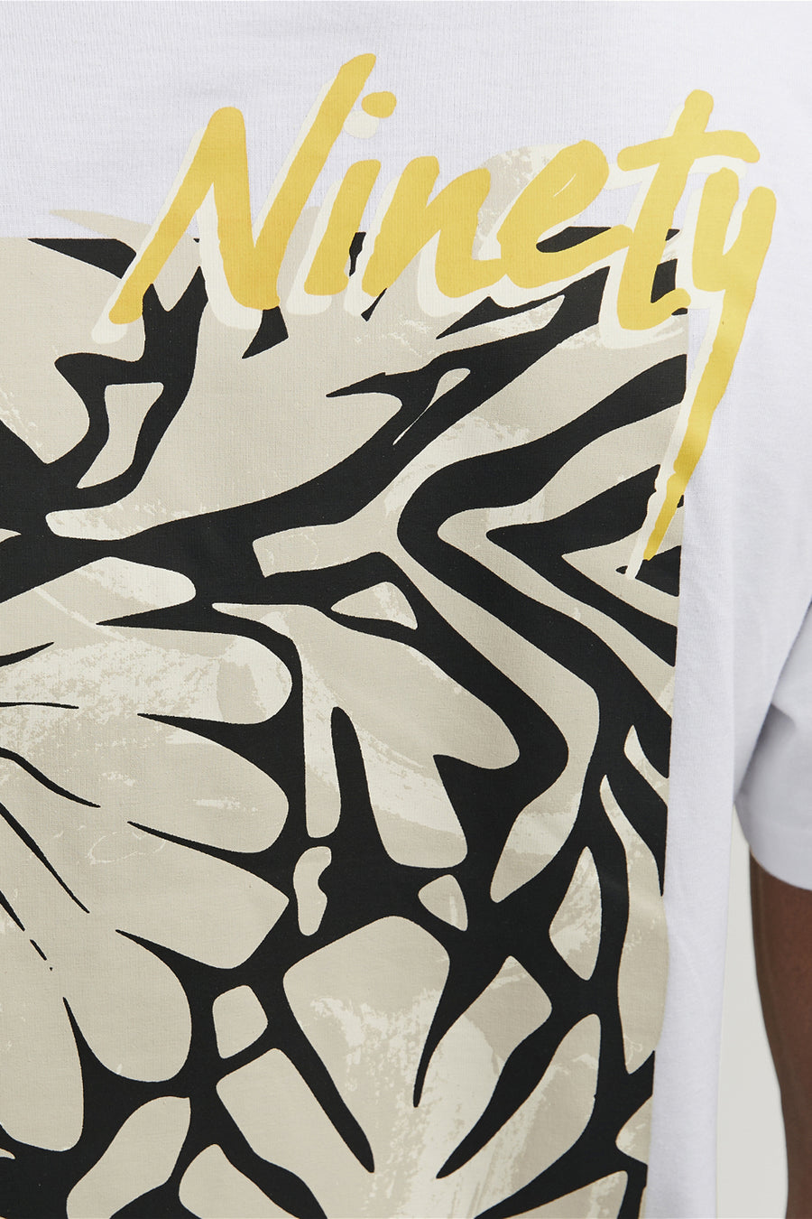T-shirt (korte mouwen) Wit - ORIGINALS BY JACK & JONES
