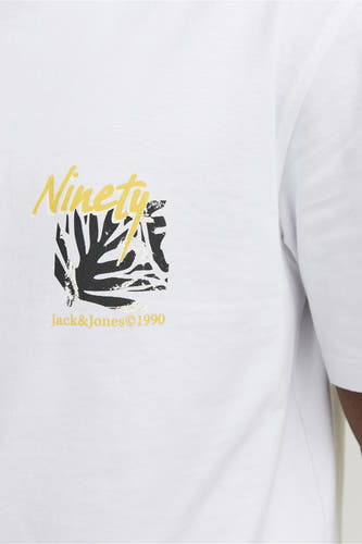 T-shirt (korte mouwen) Wit - ORIGINALS BY JACK & JONES