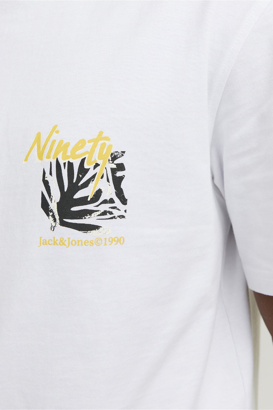 T-shirt (korte mouwen) Wit - ORIGINALS BY JACK & JONES