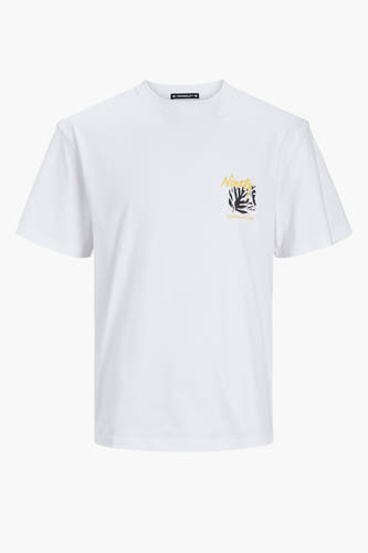 T-shirt (korte mouwen) Wit - ORIGINALS BY JACK & JONES
