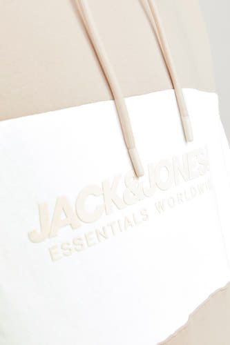 Sweater met kap Beige - CORE BY JACK & JONES