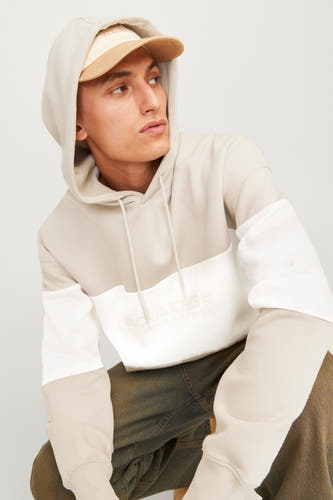 Sweater met kap Beige - CORE BY JACK & JONES