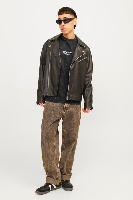 T-shirt (korte mouwen) Zwart - ORIGINALS BY JACK & JONES