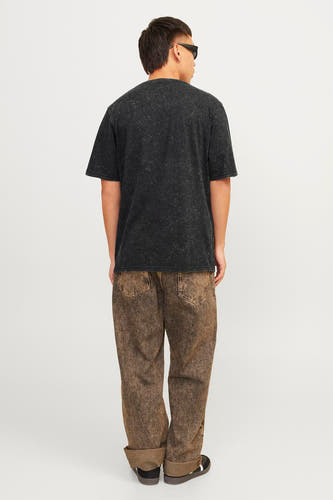 T-shirt (korte mouwen) Zwart - ORIGINALS BY JACK & JONES