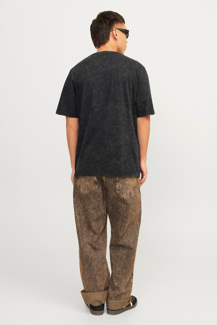 T-shirt (korte mouwen) Zwart - ORIGINALS BY JACK & JONES