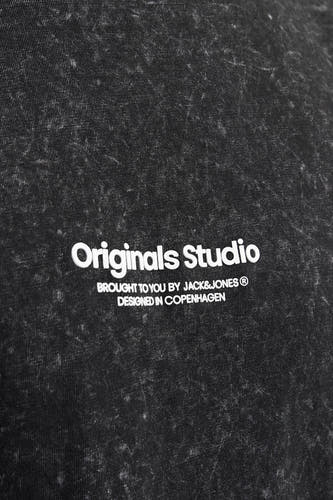 T-shirt (korte mouwen) Zwart - ORIGINALS BY JACK & JONES