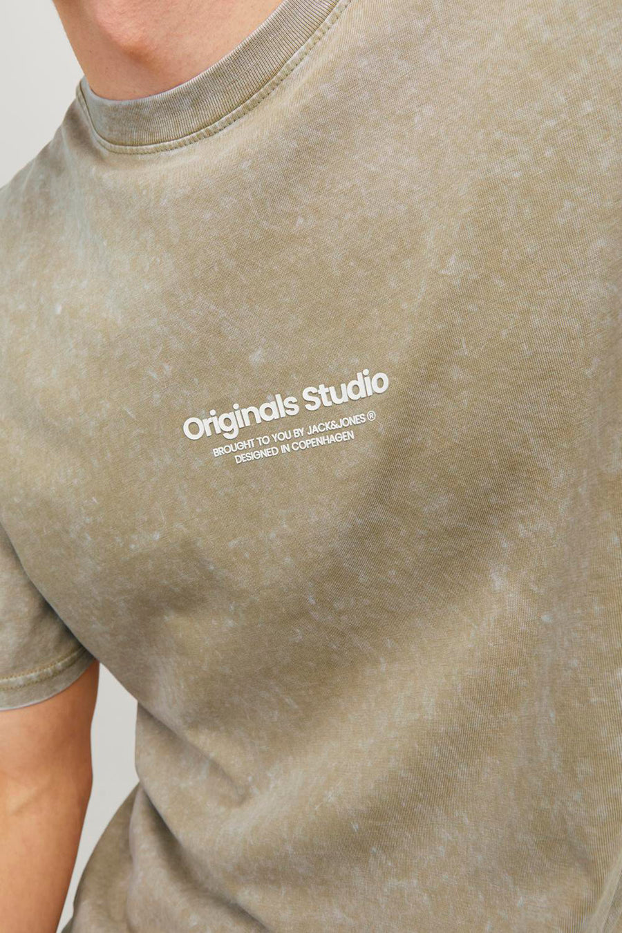 T-shirt (korte mouwen) Groen - ORIGINALS BY JACK & JONES