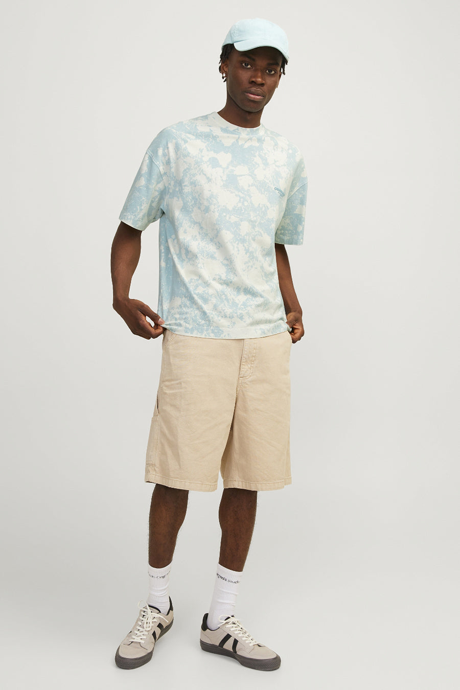 T-shirt (korte mouwen) Blauw - ORIGINALS BY JACK & JONES
