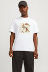 T-shirt (korte mouwen) Wit - ORIGINALS BY JACK & JONES
