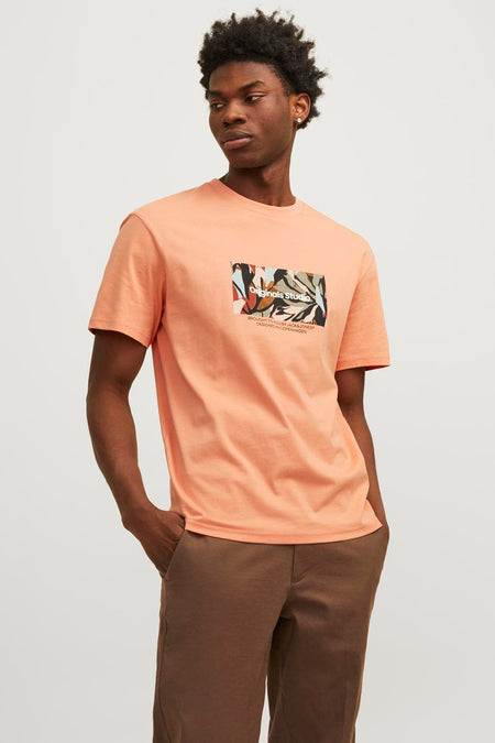 T-shirt (korte mouwen) Oranje - ORIGINALS BY JACK & JONES
