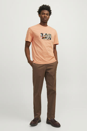 T-shirt (korte mouwen) Oranje - ORIGINALS BY JACK & JONES
