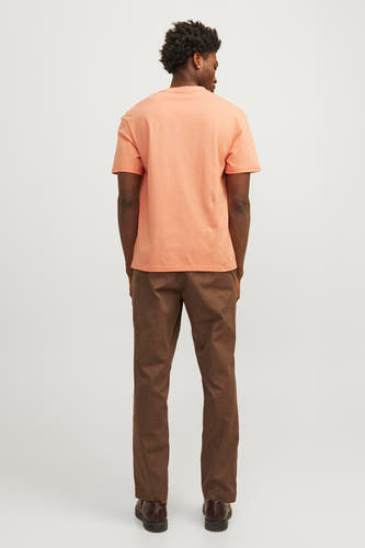 T-shirt (korte mouwen) Oranje - ORIGINALS BY JACK & JONES