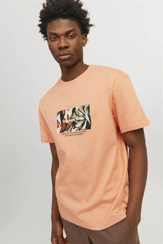T-shirt (korte mouwen) Oranje - ORIGINALS BY JACK & JONES