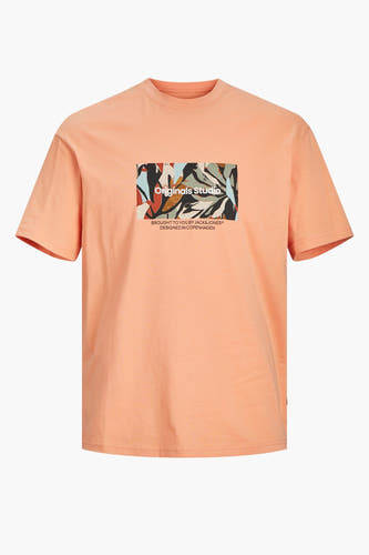 T-shirt (korte mouwen) Oranje - ORIGINALS BY JACK & JONES