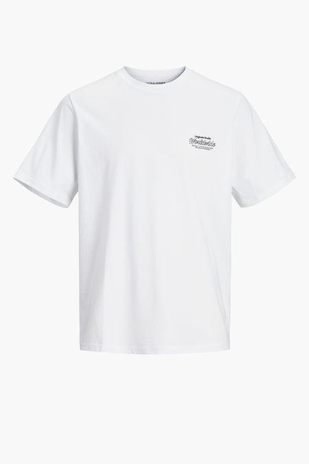 T-shirt (korte mouwen) Wit - ORIGINALS BY JACK & JONES