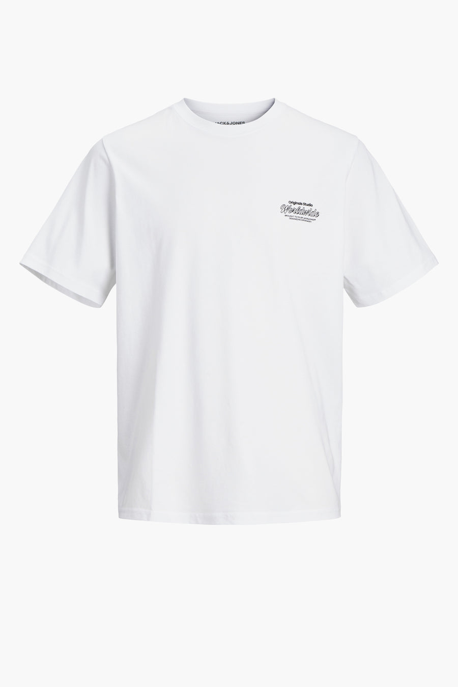 T-shirt (korte mouwen) Wit - ORIGINALS BY JACK & JONES