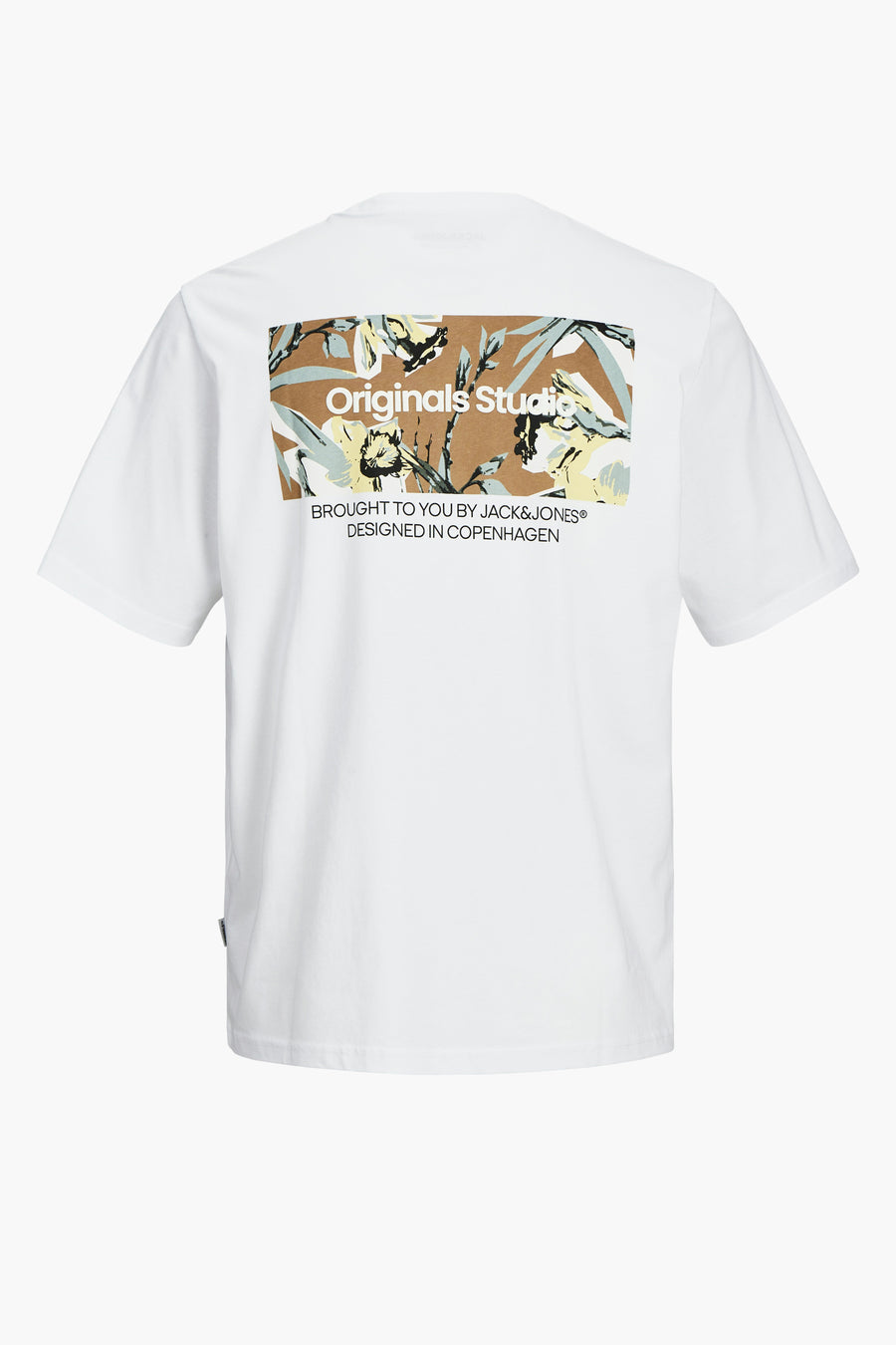 T-shirt (korte mouwen) Wit - ORIGINALS BY JACK & JONES