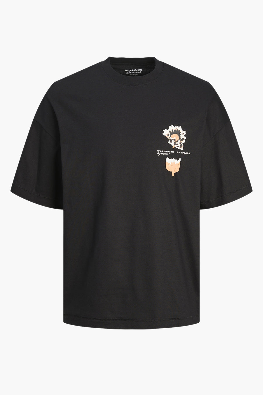 T-shirt (korte mouwen) Zwart - ORIGINALS BY JACK & JONES