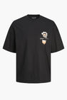 T-shirt (korte mouwen) Zwart - ORIGINALS BY JACK & JONES