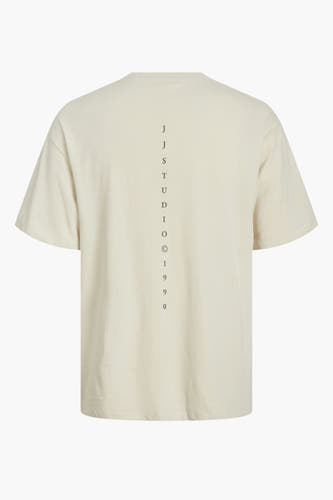 T-shirt (korte mouwen) Ecru - ORIGINALS BY JACK & JONES