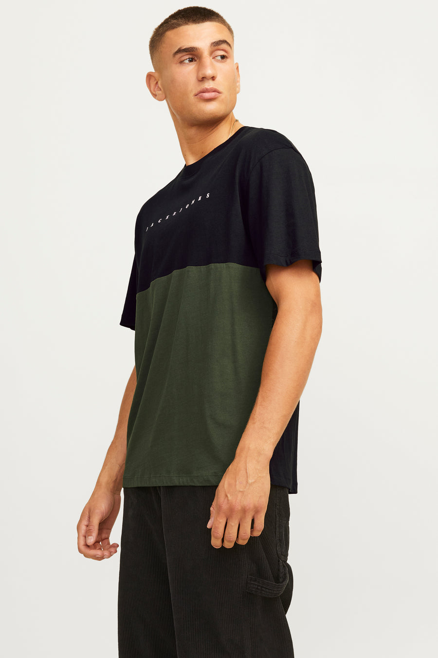 T-shirt (korte mouwen) Zwart - ORIGINALS BY JACK & JONES