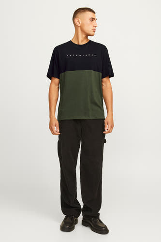 T-shirt (korte mouwen) Zwart - ORIGINALS BY JACK & JONES