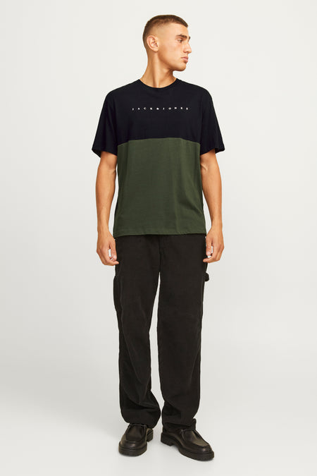 T-shirt (korte mouwen) Zwart - ORIGINALS BY JACK & JONES