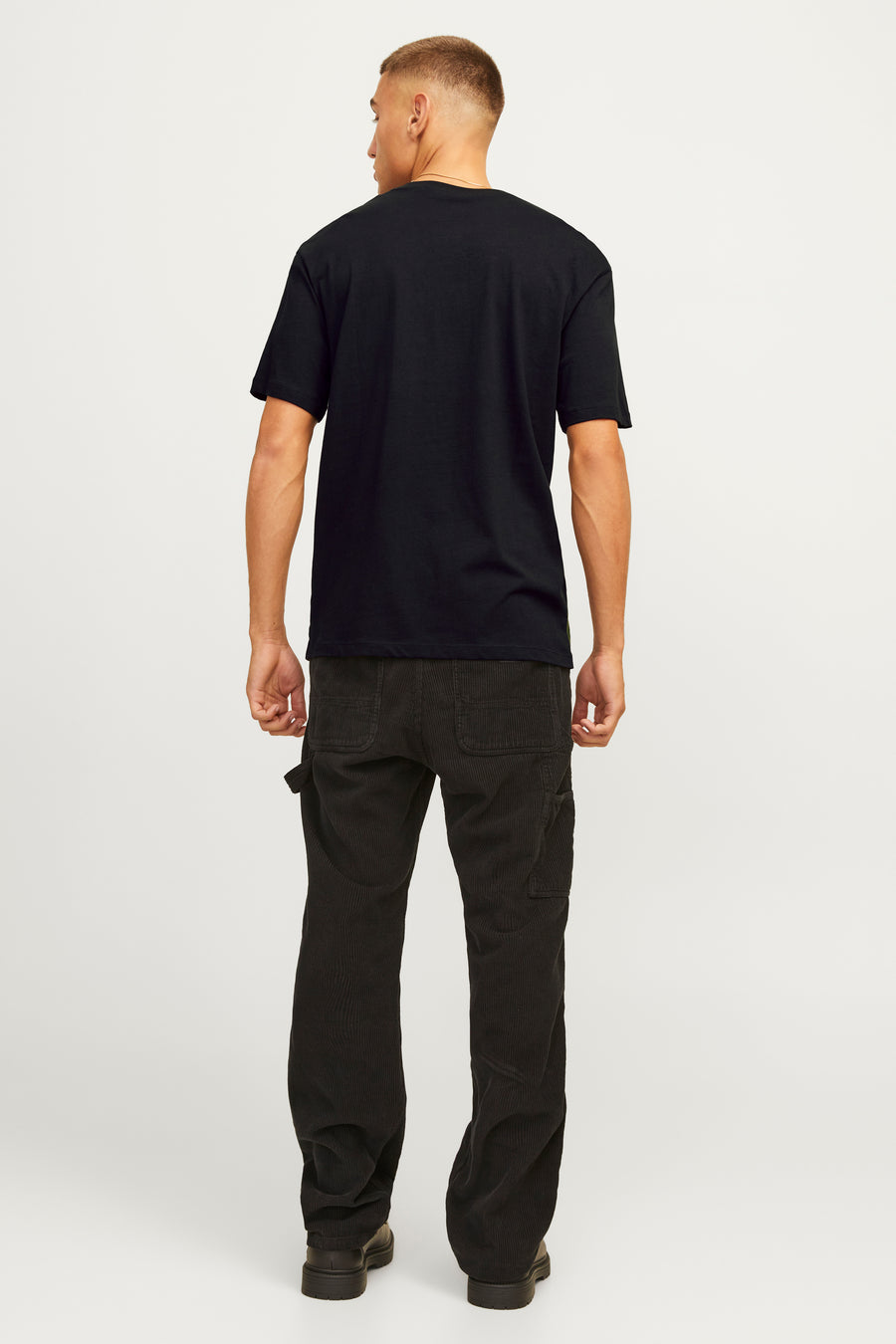 T-shirt (korte mouwen) Zwart - ORIGINALS BY JACK & JONES