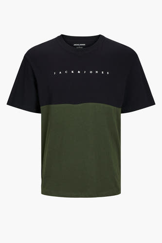 T-shirt (korte mouwen) Zwart - ORIGINALS BY JACK & JONES