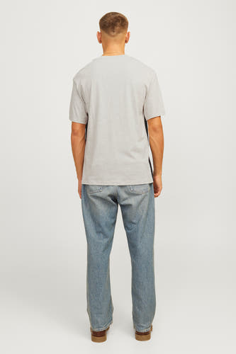 T-shirt (korte mouwen) Ecru - ORIGINALS BY JACK & JONES