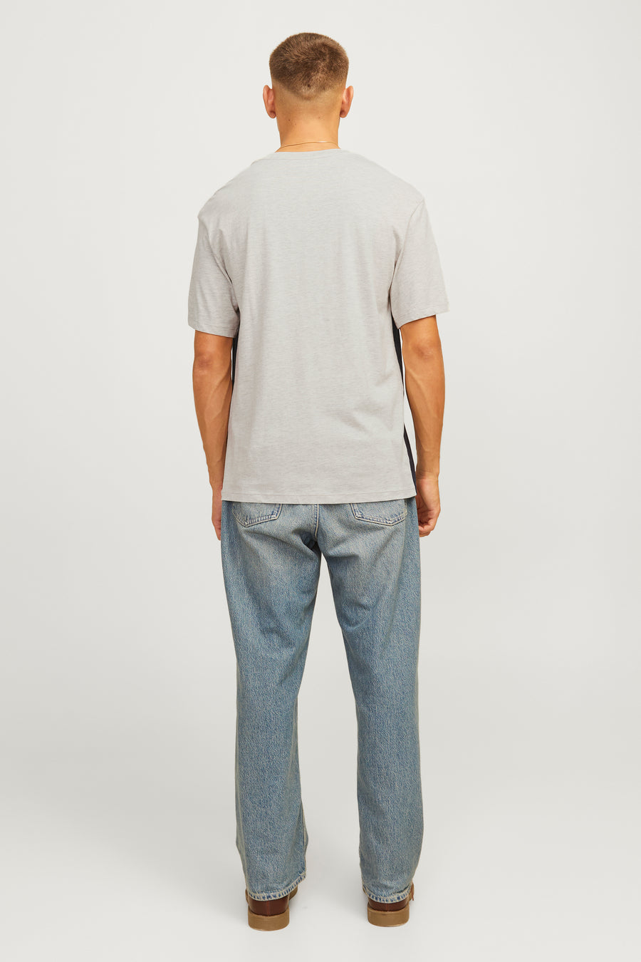 T-shirt (korte mouwen) Ecru - ORIGINALS BY JACK & JONES