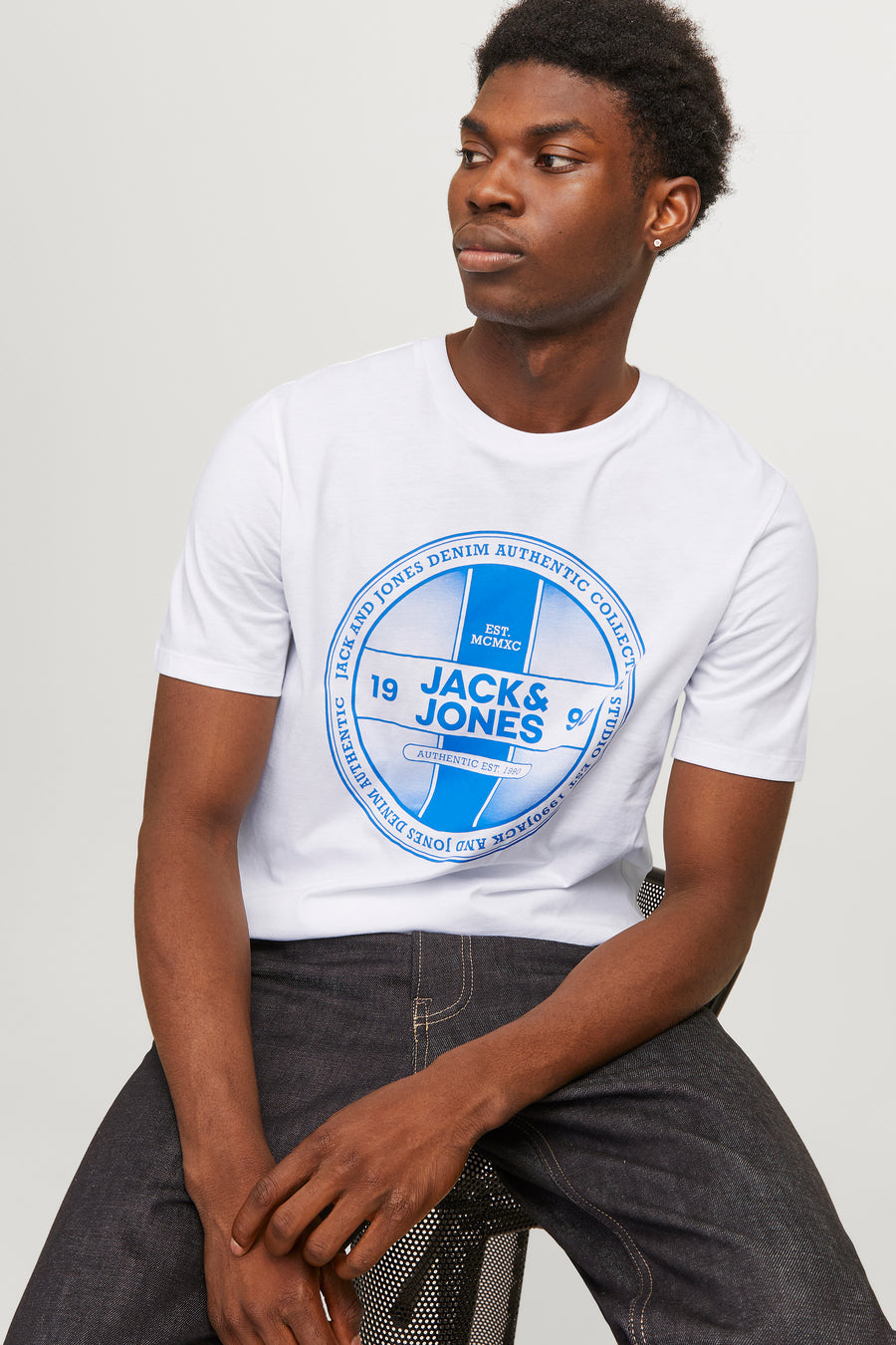 T-shirt (korte mouwen) Wit - CORE BY JACK & JONES