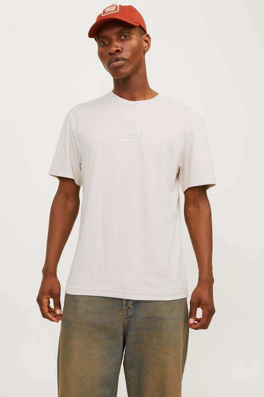 T-shirt (korte mouwen) Ecru - CORE BY JACK & JONES