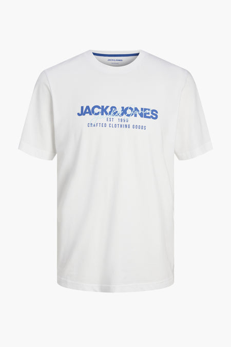 T-shirt (korte mouwen) Wit - ORIGINALS BY JACK & JONES